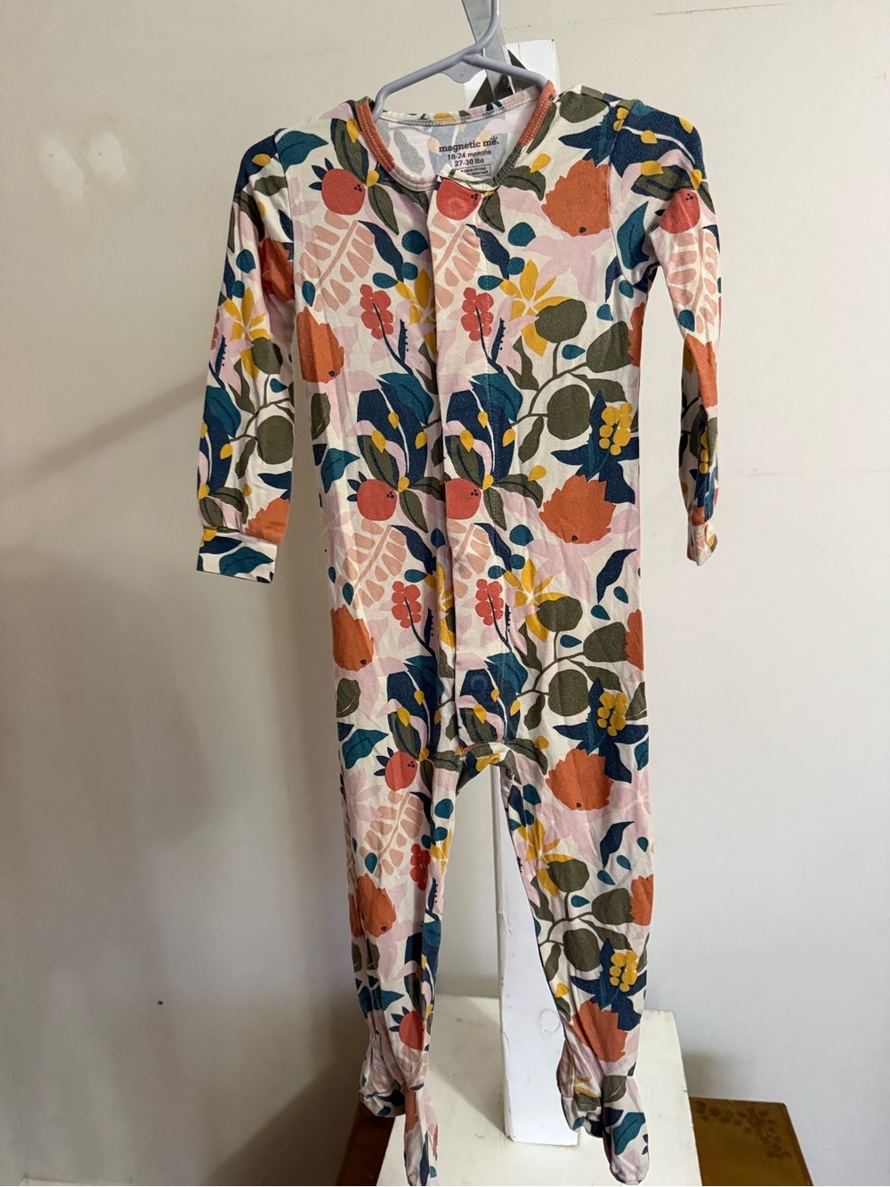 Magnetic Me Floral Footed Sleeper